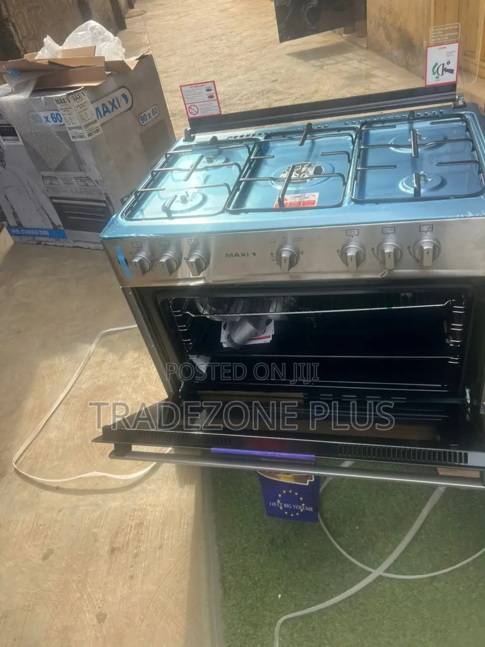 Maxi 5 Burner Gas Cooker – Perfect for Big Meals