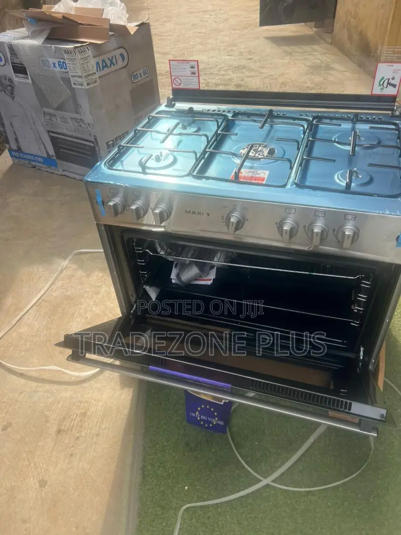 Maxi 5 Burner Gas Cooker – Smooth Easy Operation