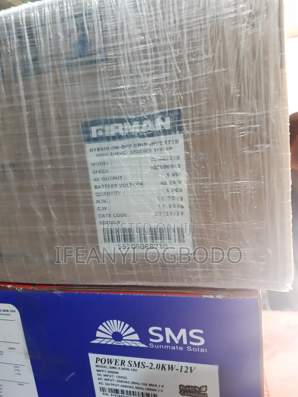 Fireman Solar Inverter 6kva 48v Hybrid