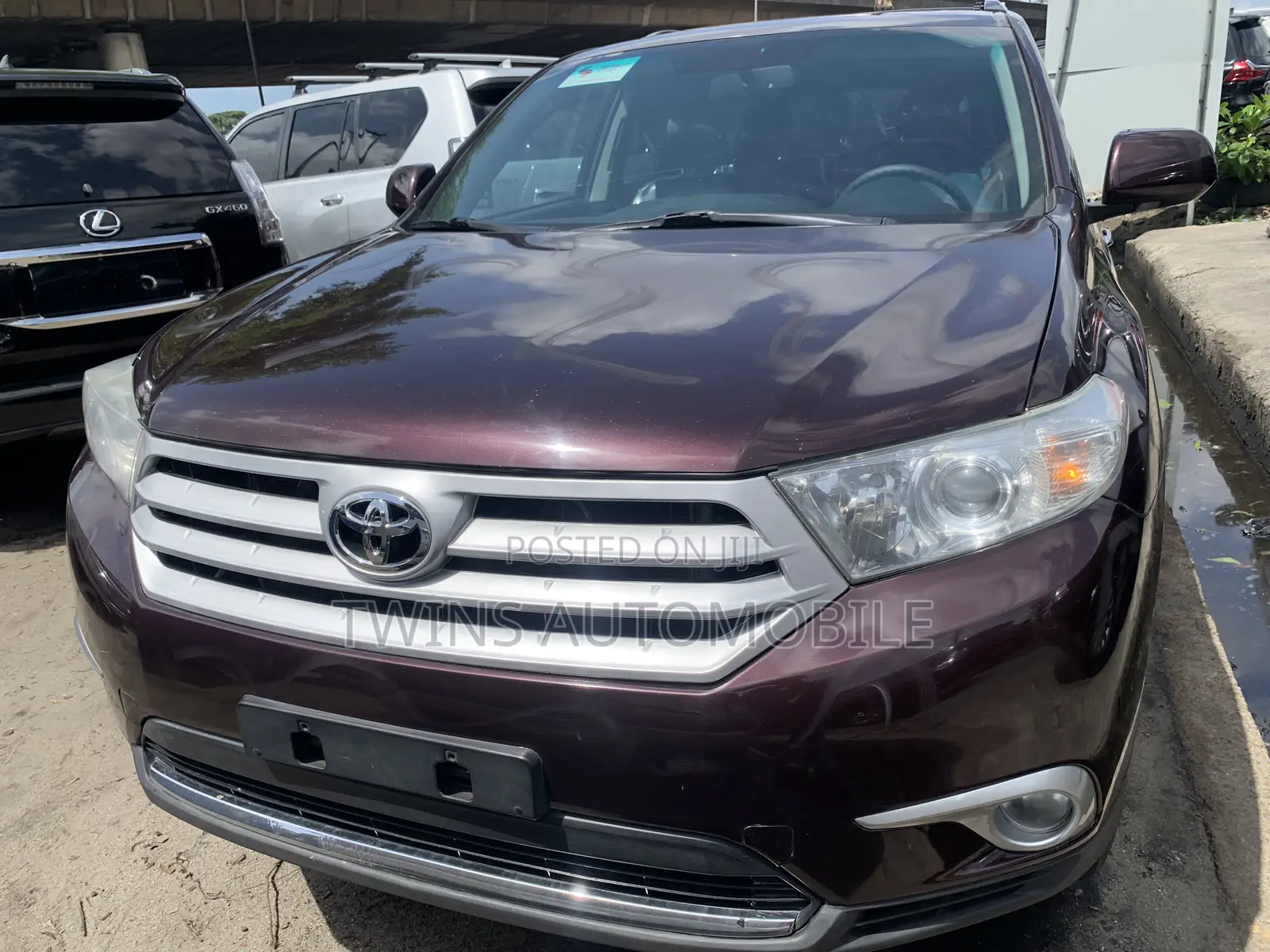 Toyota Highlander Limited 3.5l 4WD 2013 Burgundy