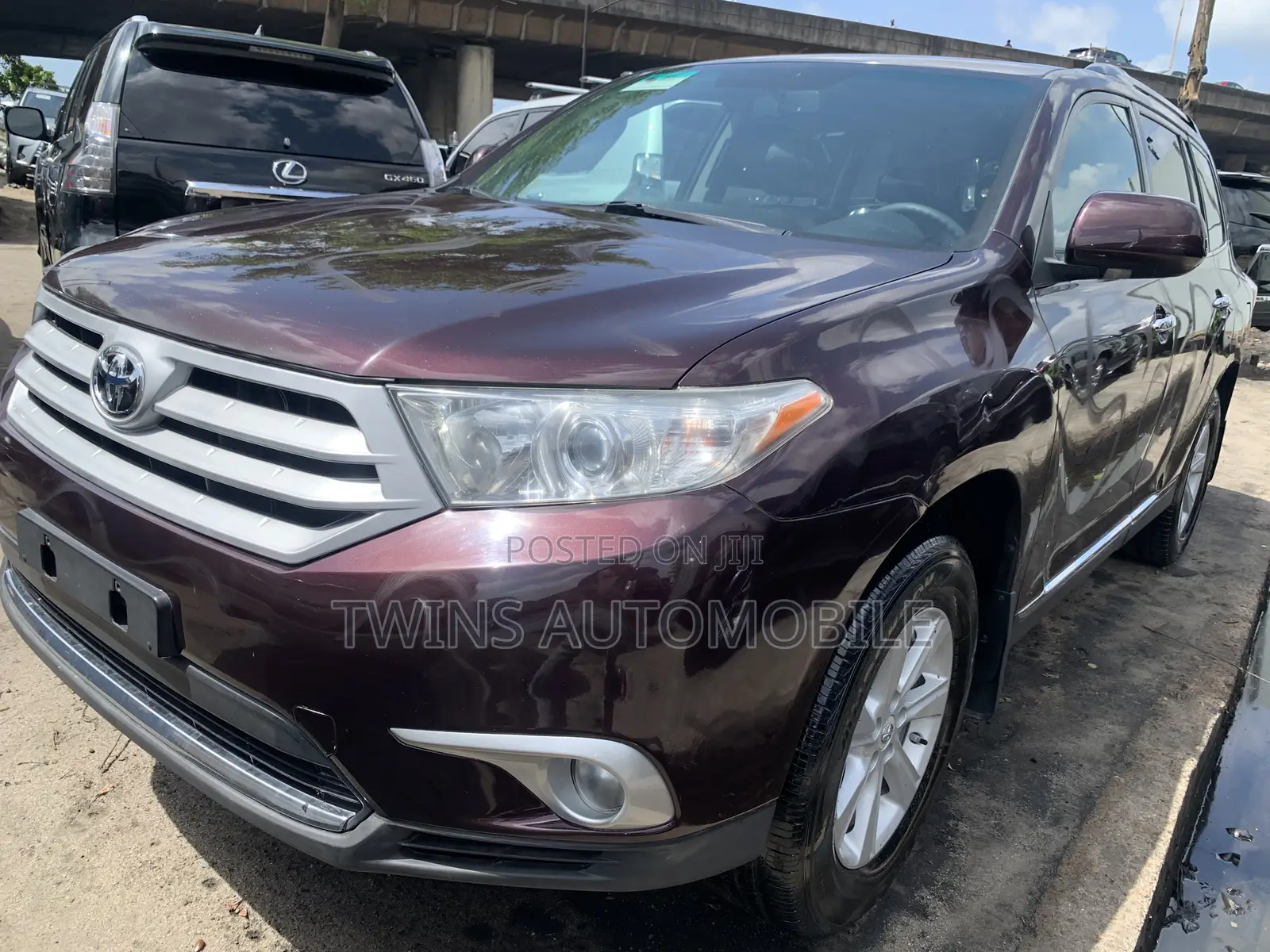 Toyota Highlander Limited 3.5l 4WD 2013 Burgundy