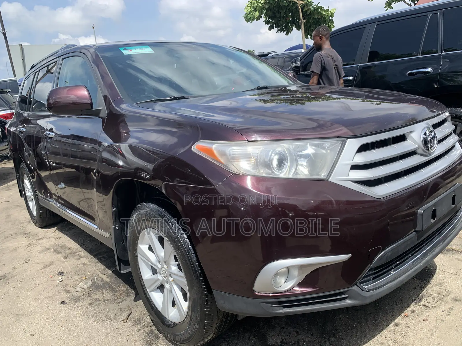 Toyota Highlander Limited 3.5l 4WD 2013 Burgundy