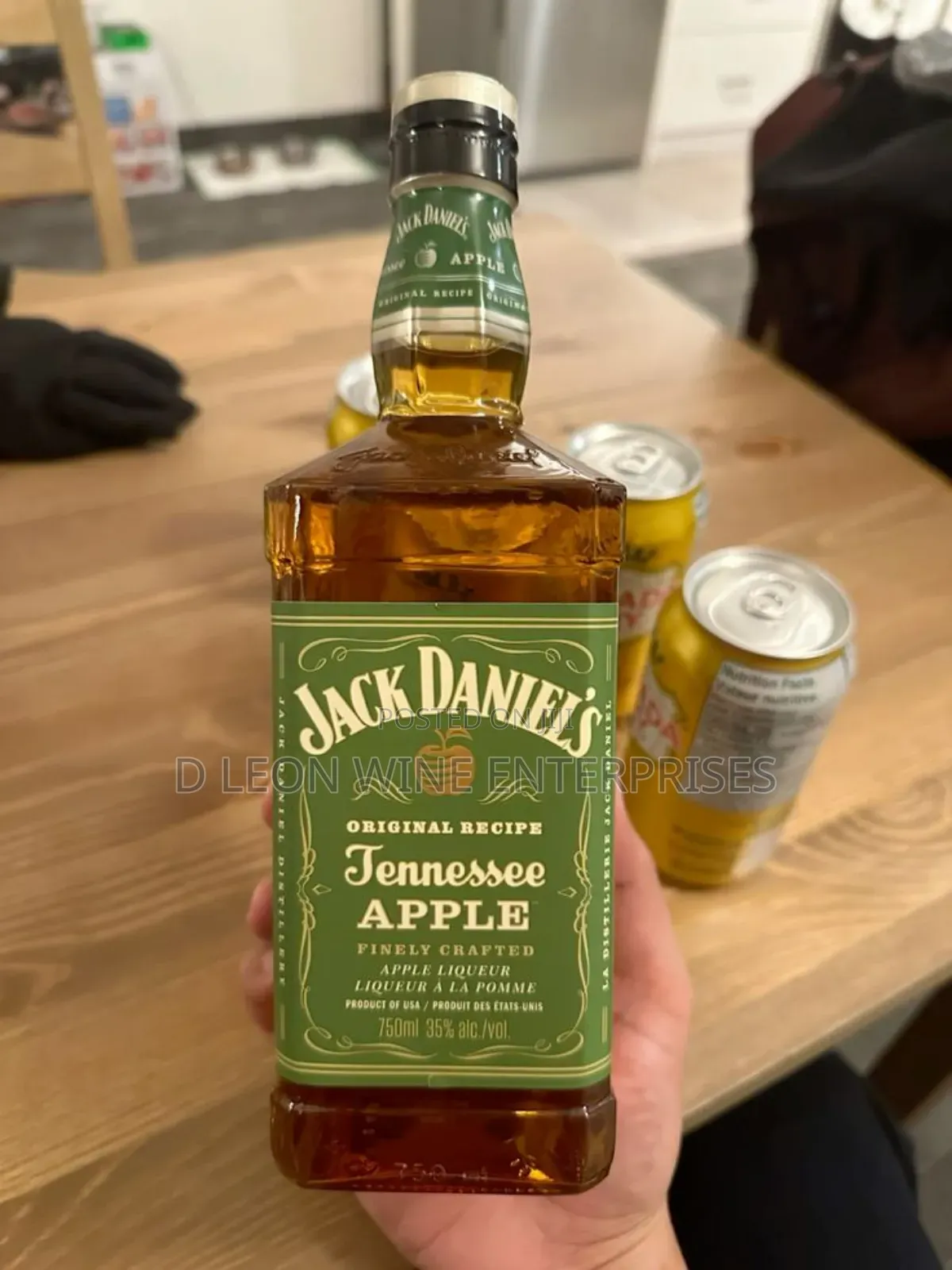 Jack Daniels ( Apple ) Cartoon by ( 12 Bottles )