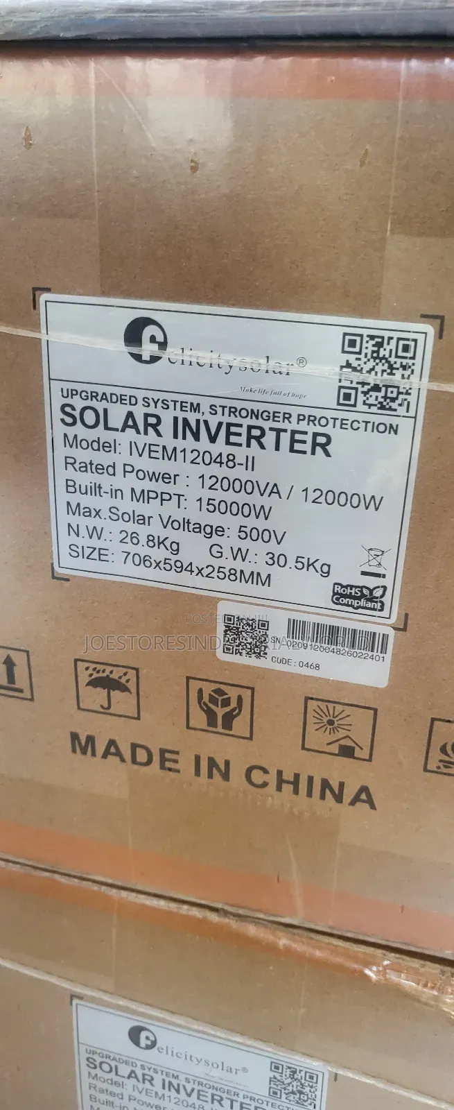 Felicity 12kva Inverter Hybrid Transformerless