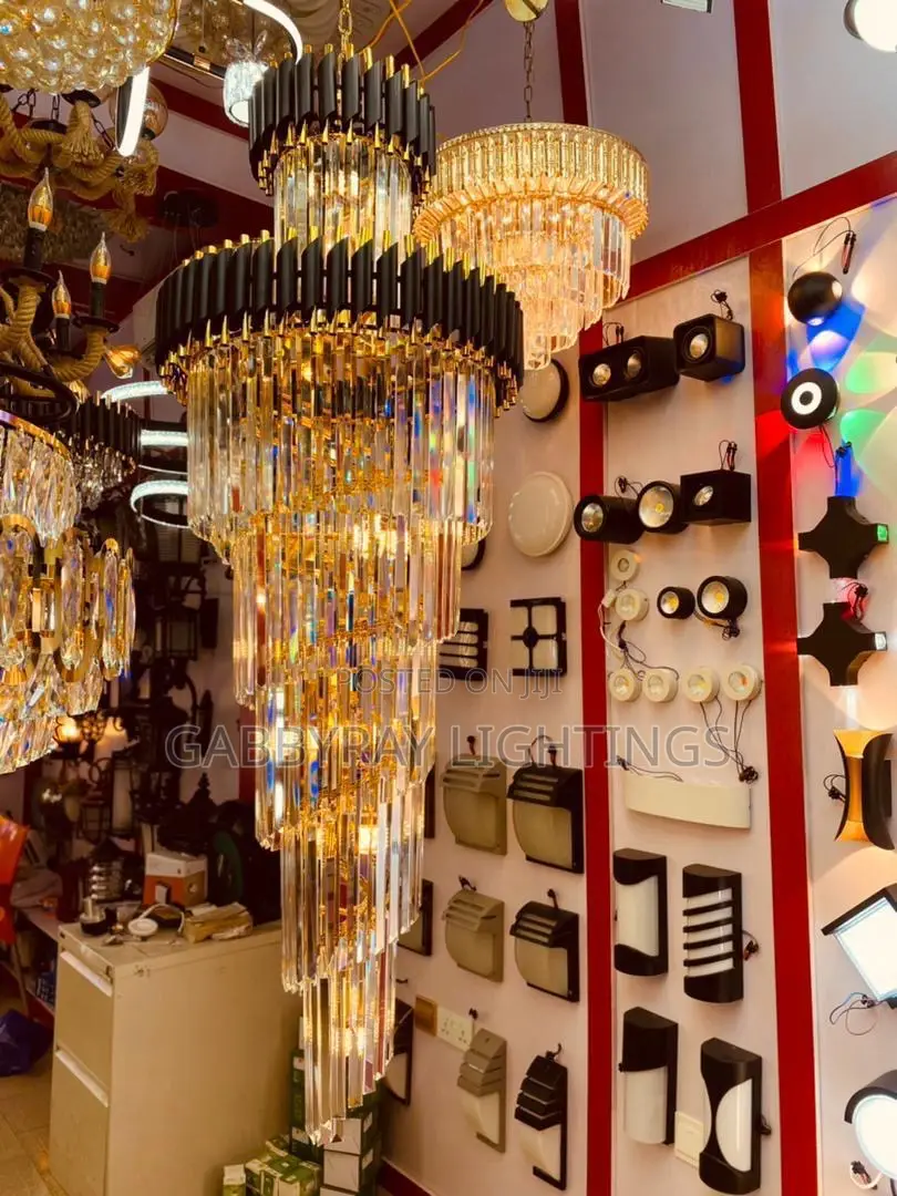 Premium Long Crystal Chandelier