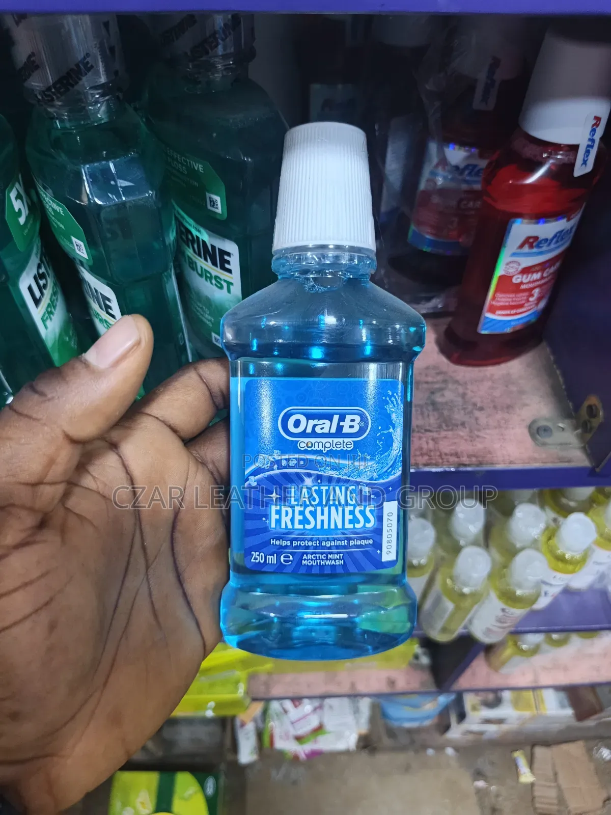 Listerine, Oral B, Reflex Gumcare Mouthwash Longlasting Oral Freshness