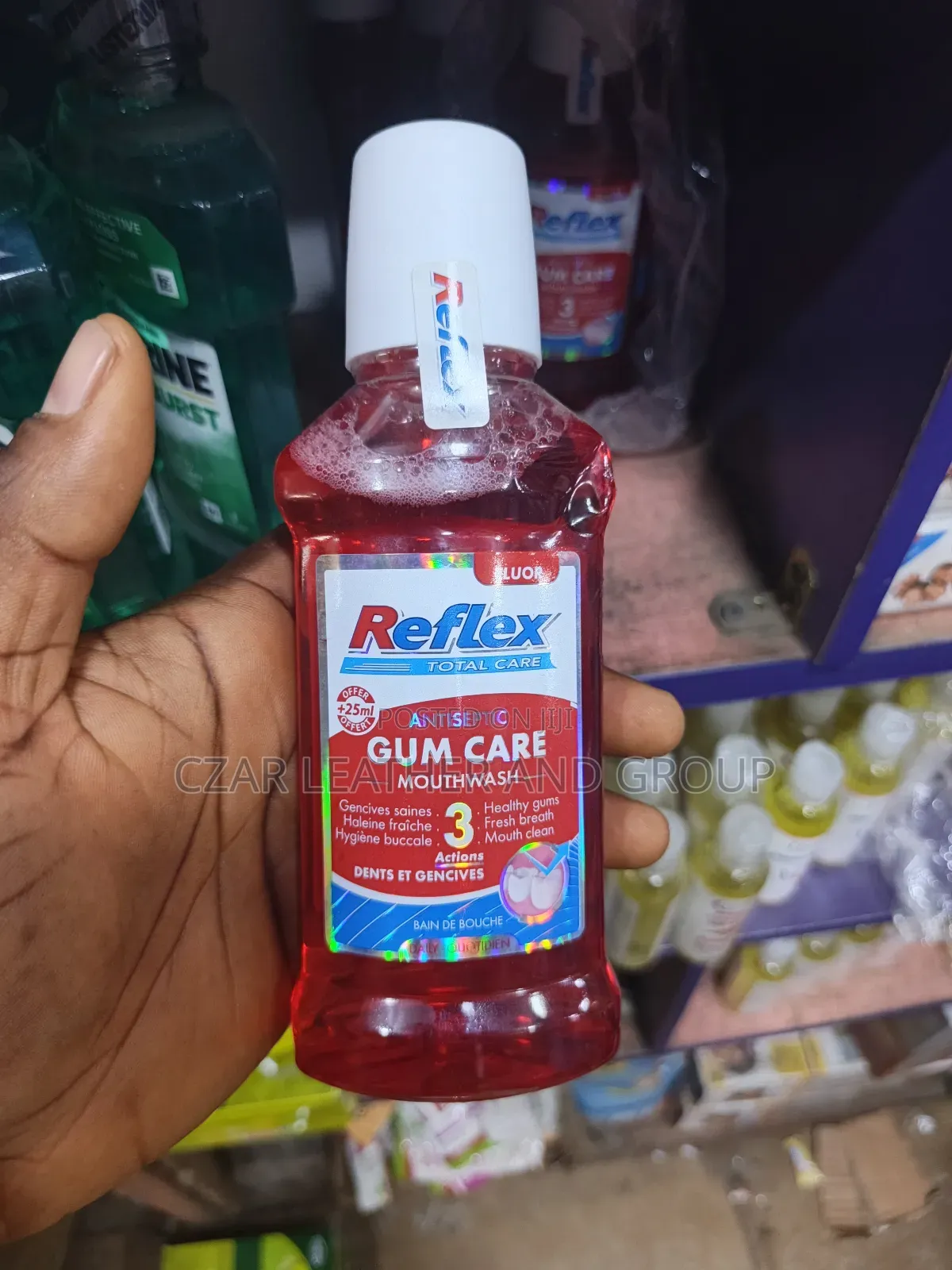Listerine, Oral B, Reflex Gumcare Mouthwash Longlasting Oral Freshness
