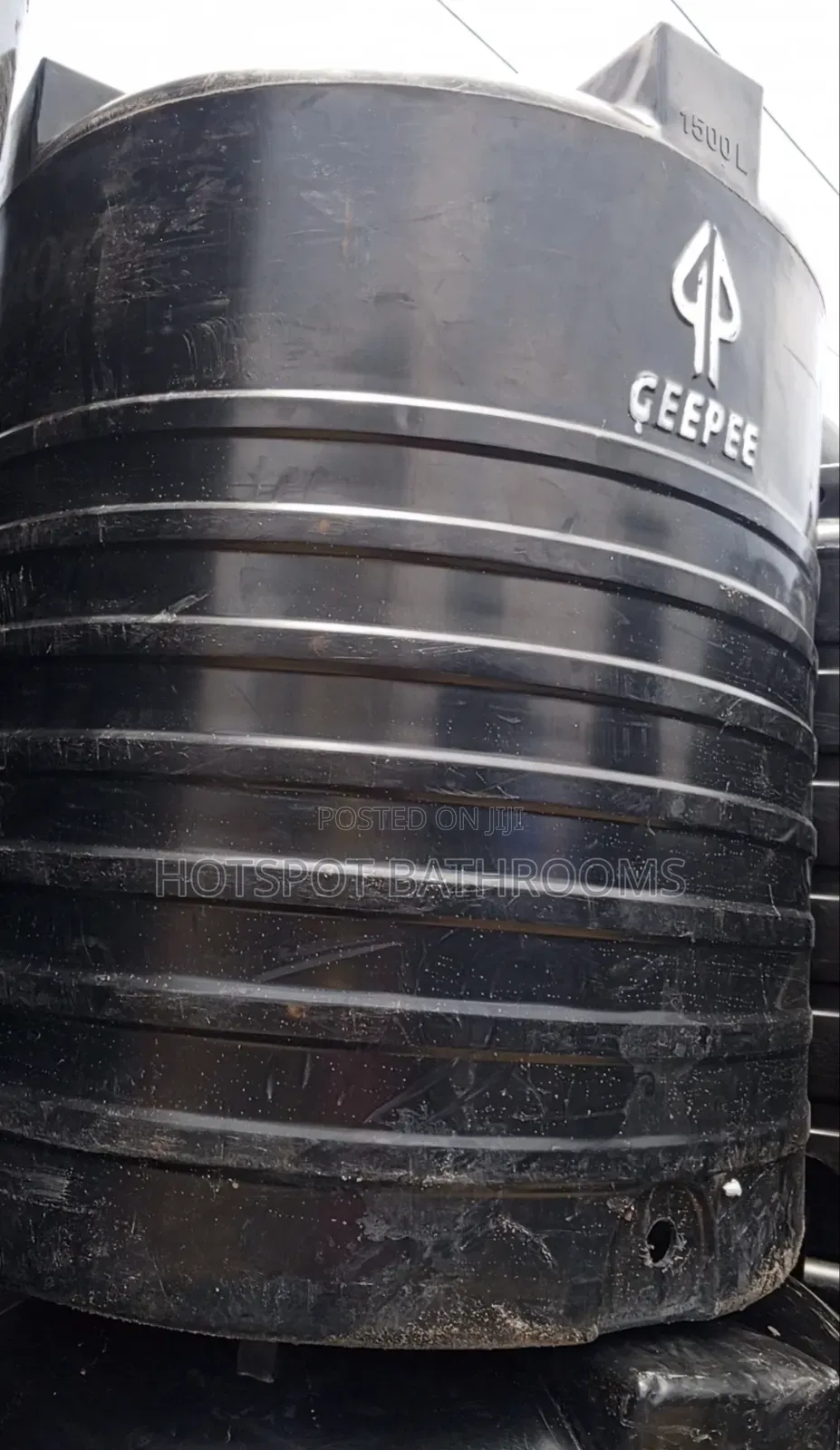 1500 Liters Rubber Geepee Tank