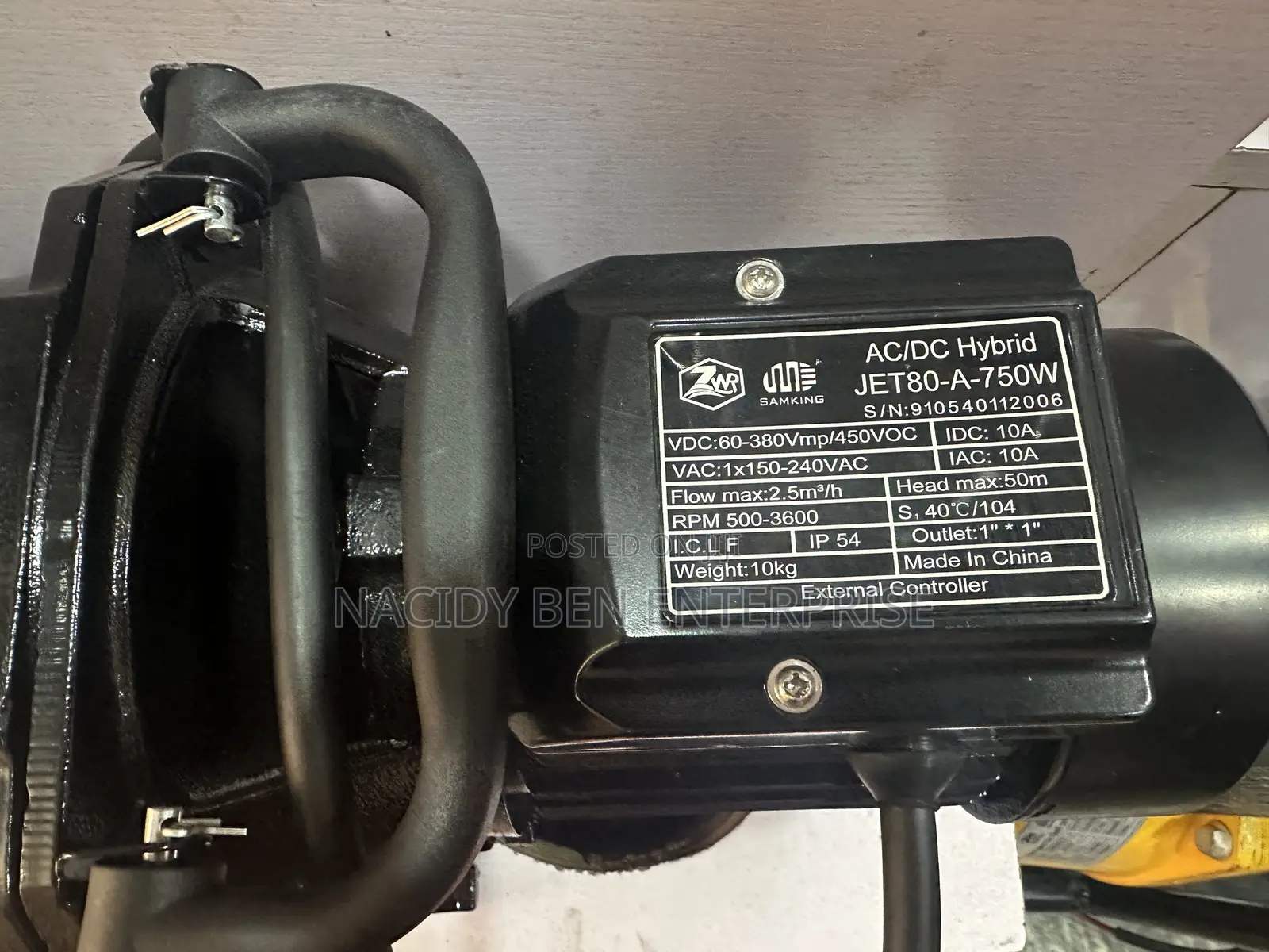 Ac/Dc Hybrid Jet 100a-1200w . 1.5hp