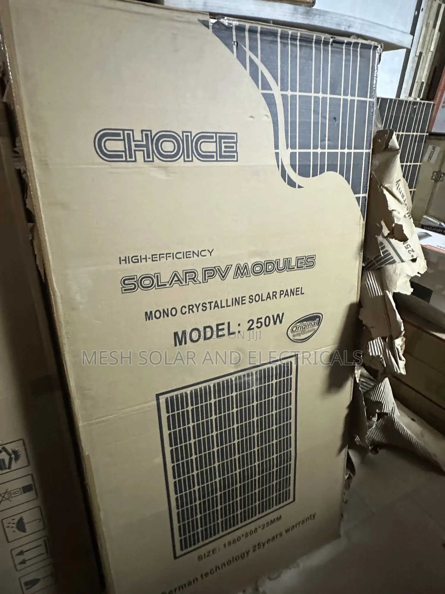 250w Mono-Crystalline Solar Panel