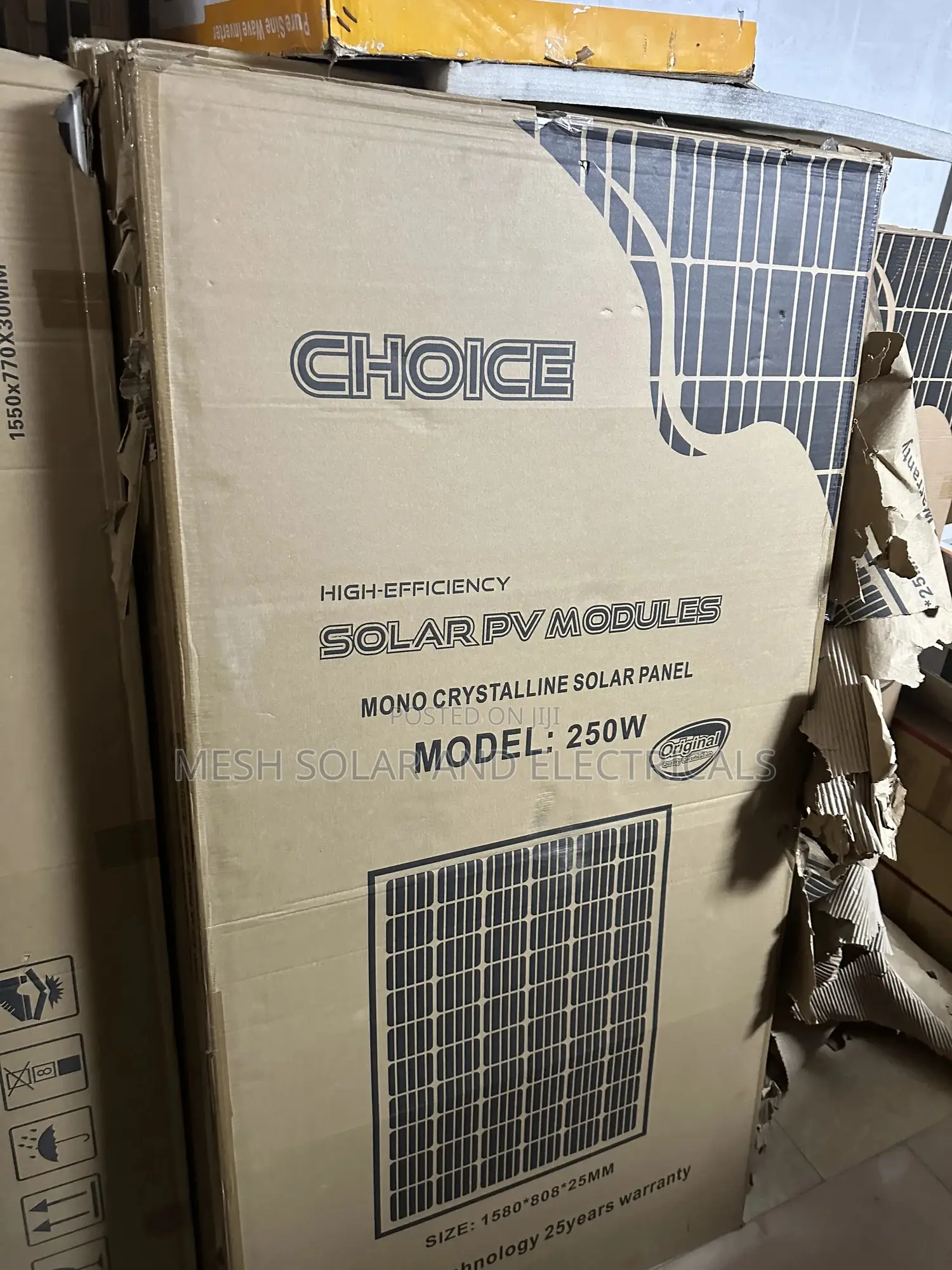 250w Mono-Crystalline Solar Panel