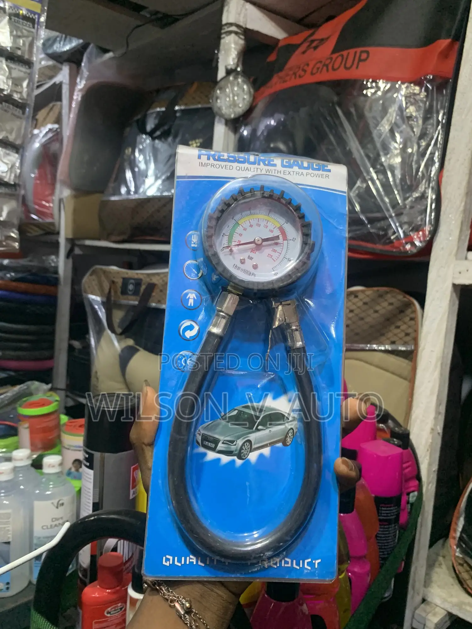 Qialitic Tire Pressure Gauge.