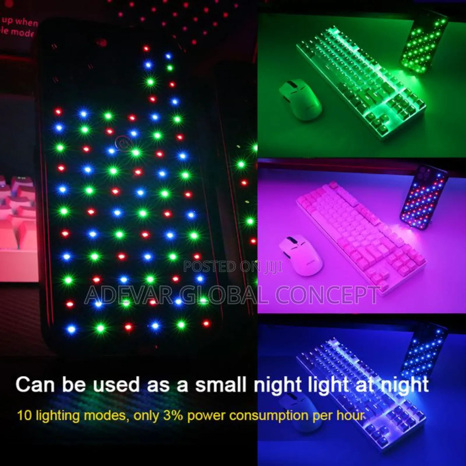 Sky Star Shining RGB Led Illuminated Case Pouch for iPhone 14 Pro
