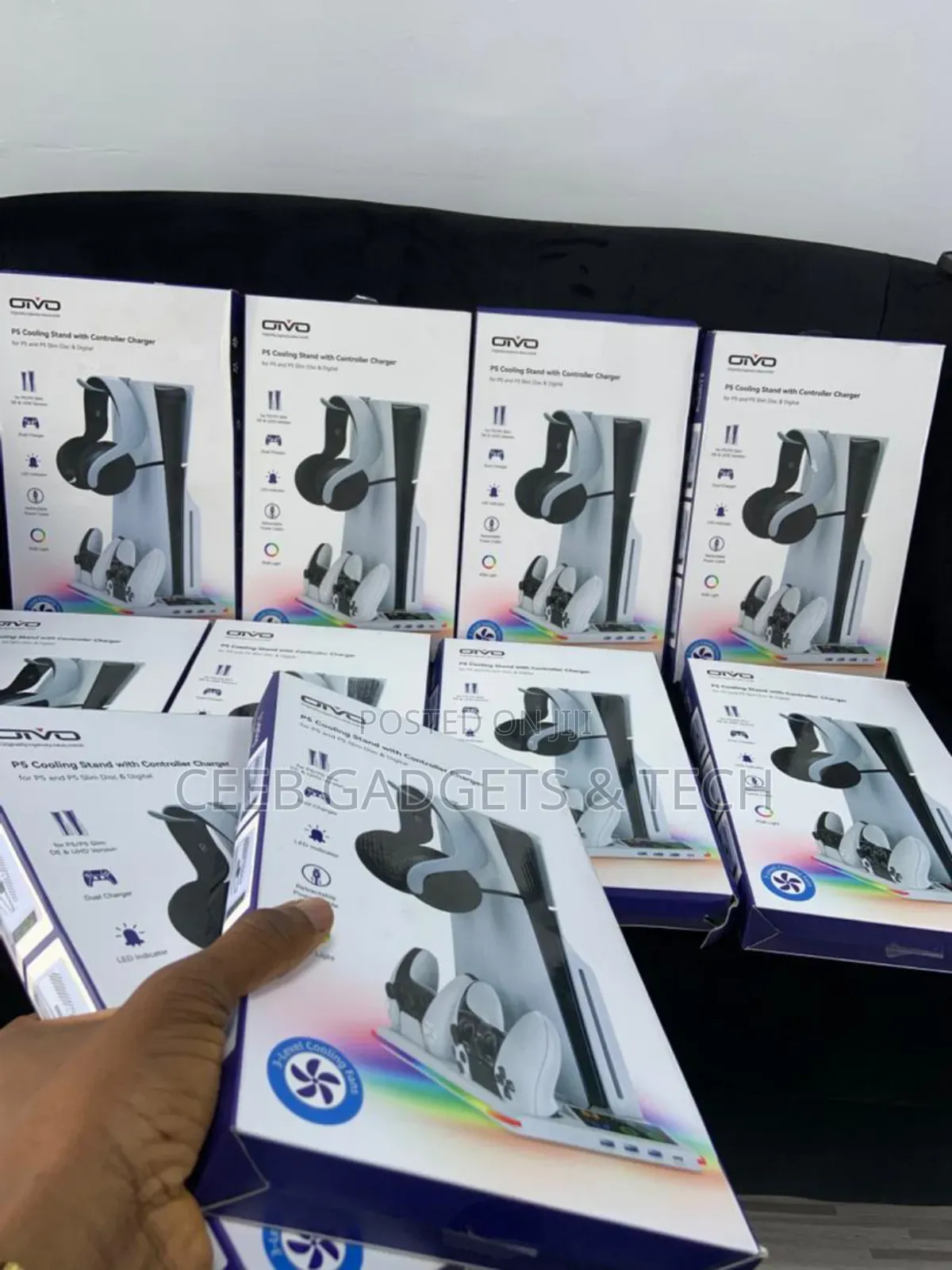 Orginal Ps5 Cooler and Dual Pad Charger