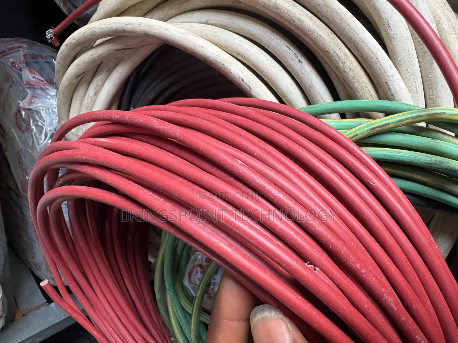 6mm Single Flex Solar Red and Black