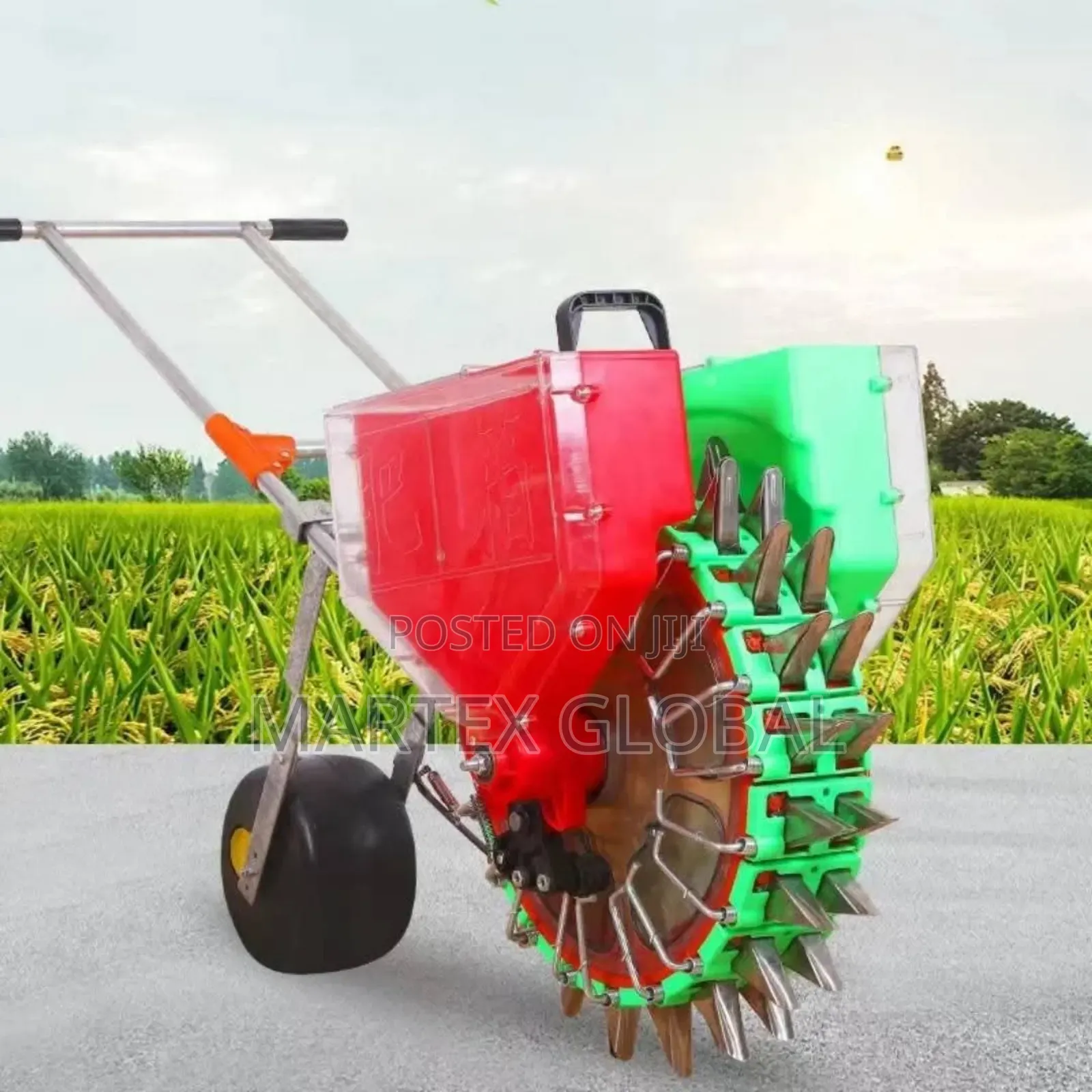 Double Barrel Seed Planter