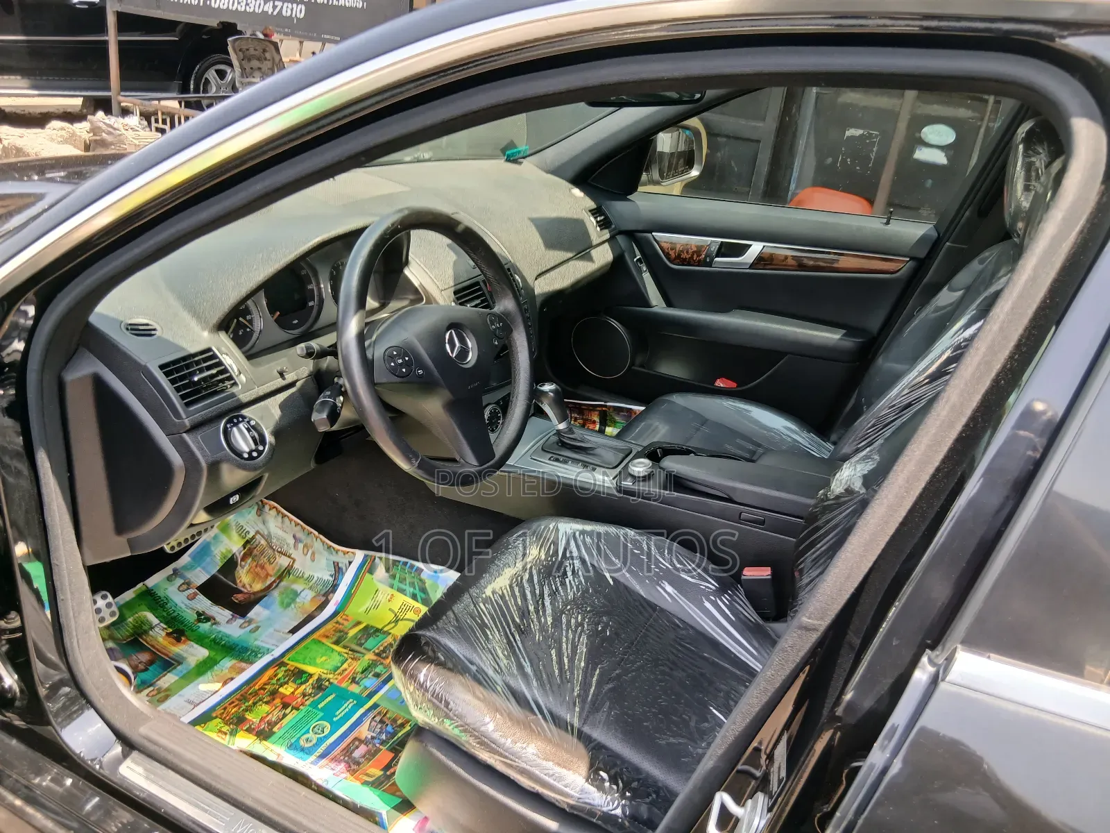 Mercedes-Benz C300 Sport Sedan AWD (3.0L 6cyl 7A) 2009 Black