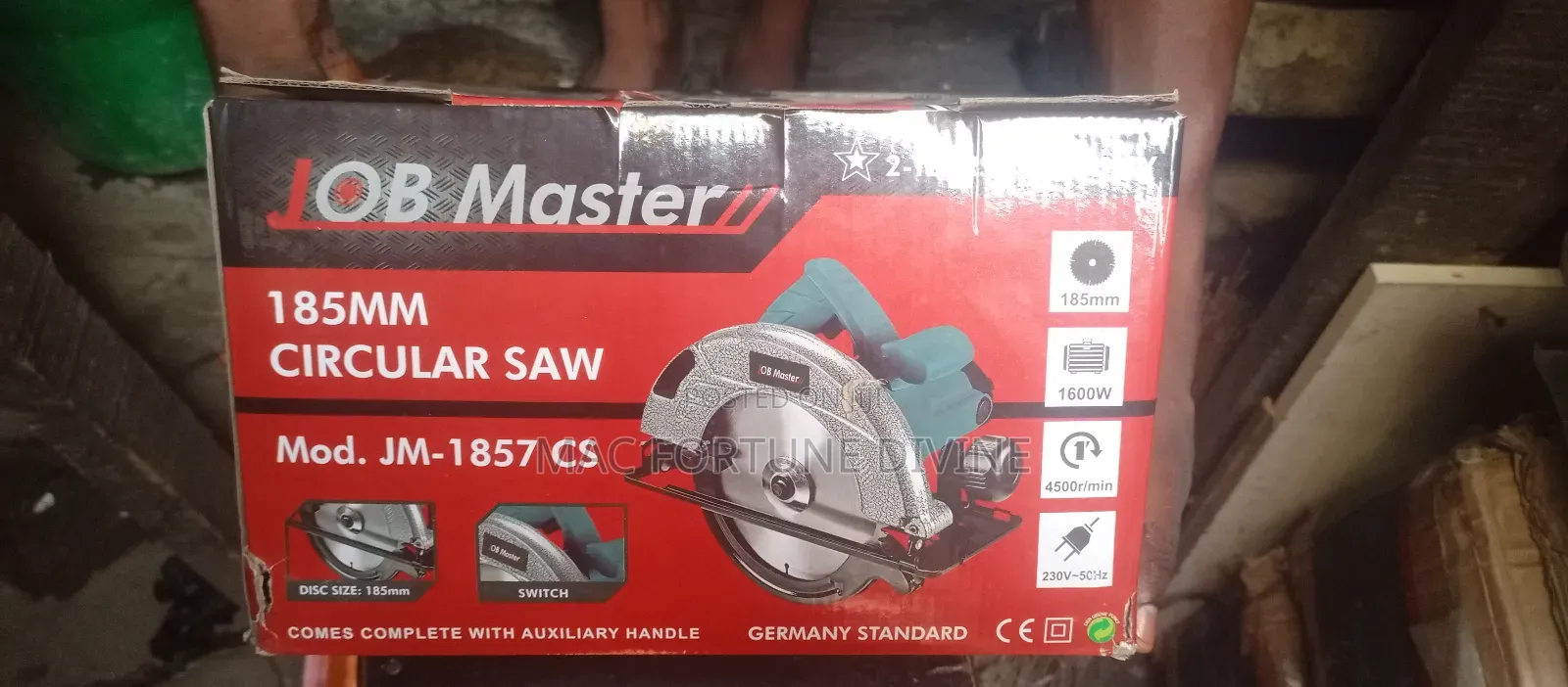 Original Job Master 185mm Circular Saw (Model Jm-1857 Cs)