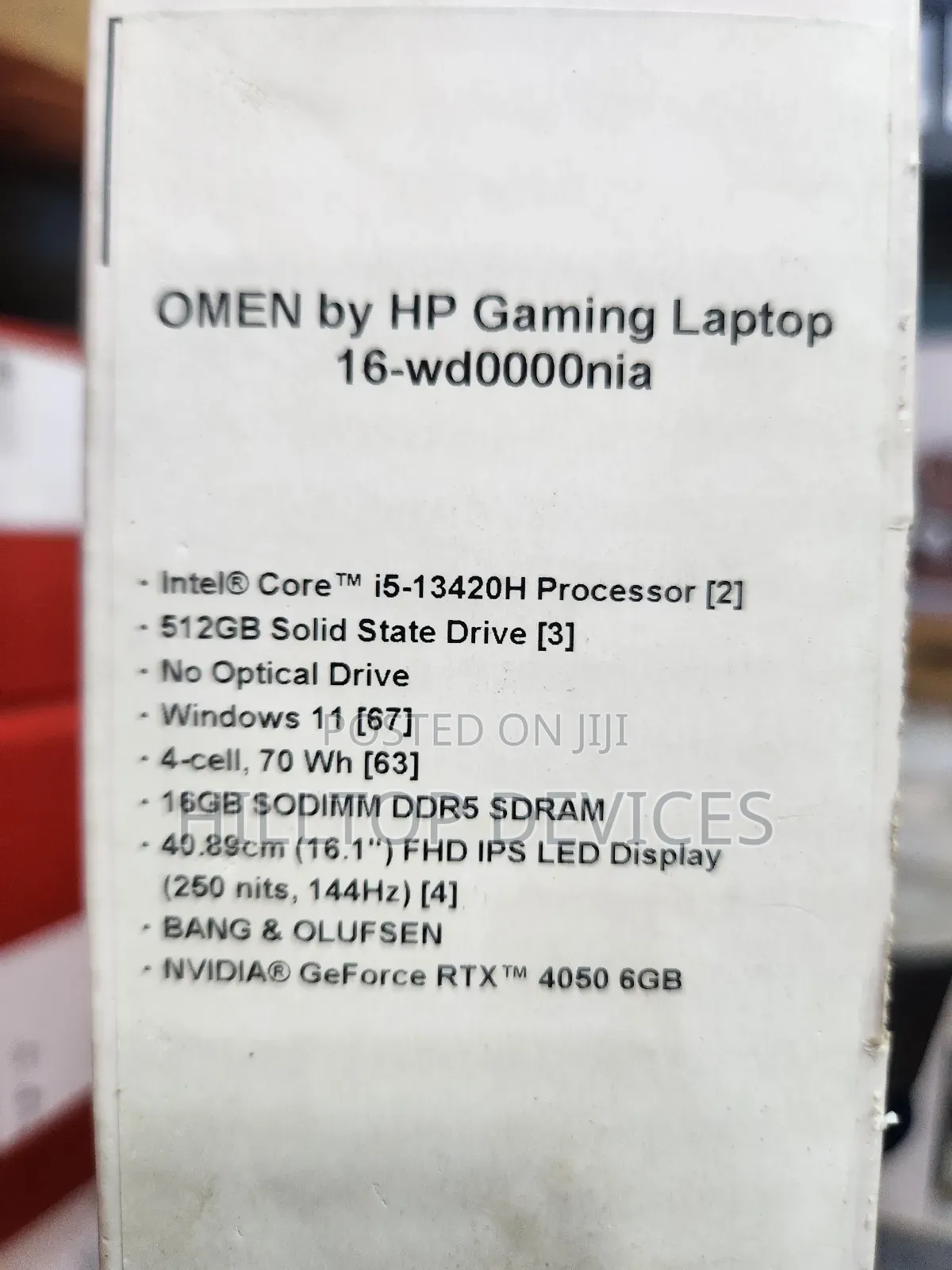 New Laptop HP Omen 16 16GB Intel Core i5 SSD 512GB