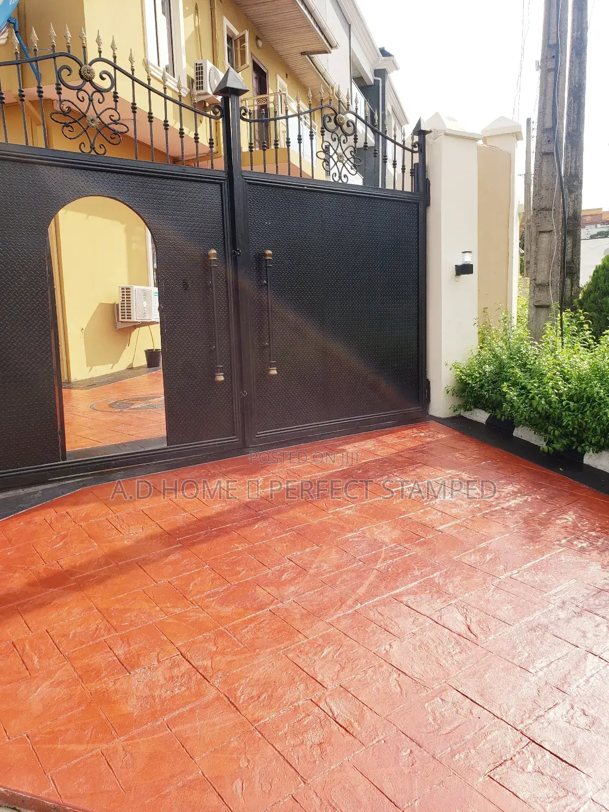 Professional Stamp Concrete Design Floor