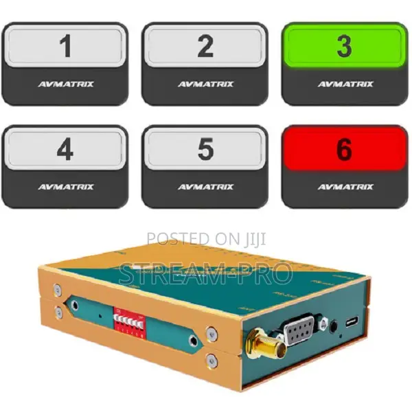 Avmatrix Wireless Multi-Camera Tally Light System (6 X Tally Lamps)