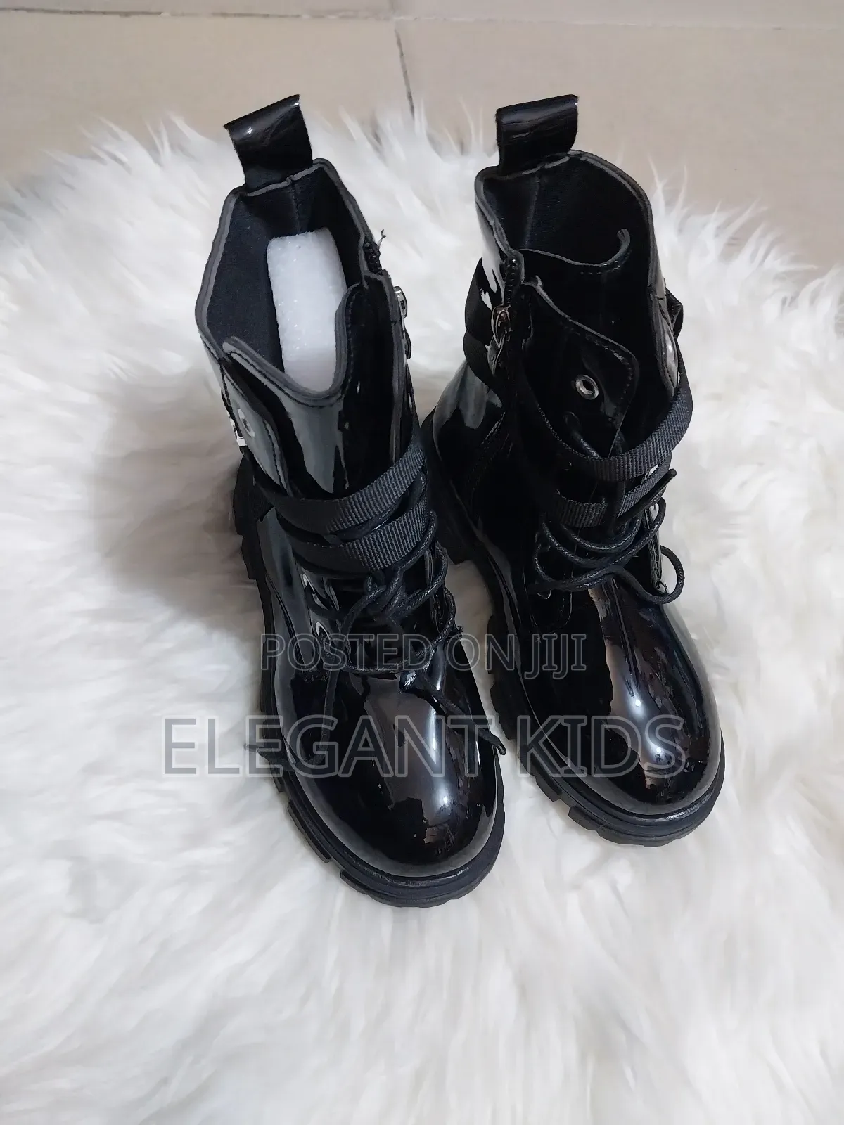 Children Boots. Black Colour