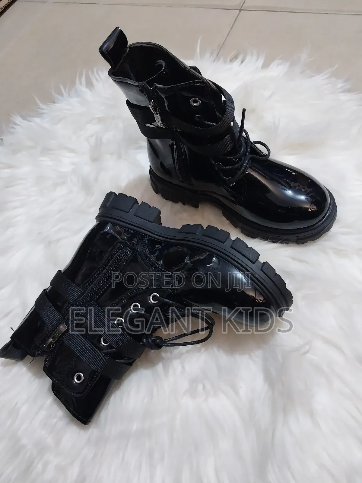 Children Boots. Black Colour