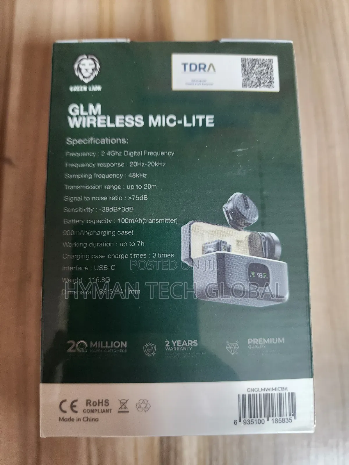 Green Lion GLM-Wireless Mic Environment Noise Cancellation