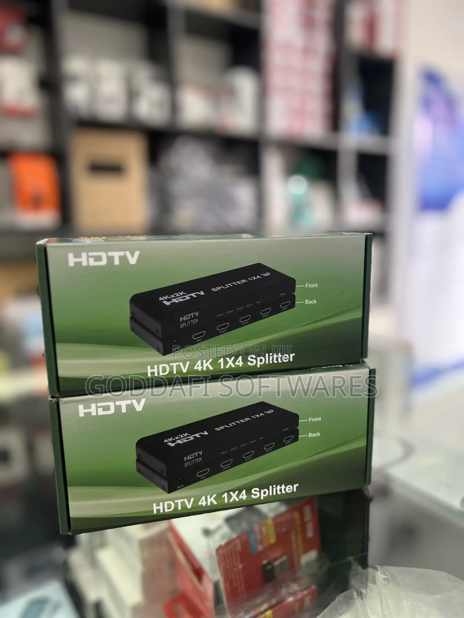 HDTV 1x4 Hdmi Splitter | Goddafi Stores