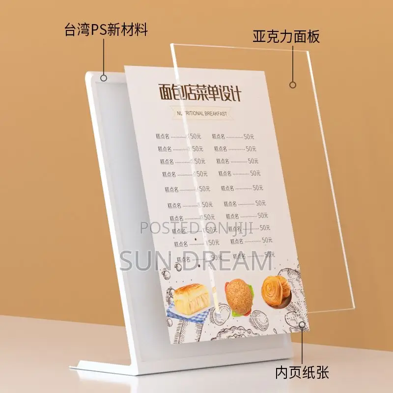 3-in One Menu Stand Desk Sign Table Advertising Display Menu Display