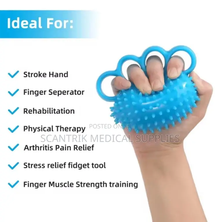 Ergonomic Design 4 Holes Hand Grip Exercise Tool