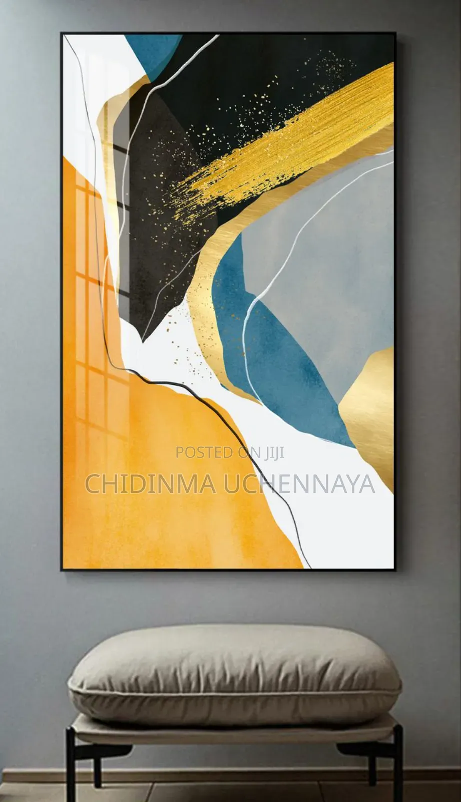 Modern Warm Color Paintings Wall Decor for Office Home Decorations