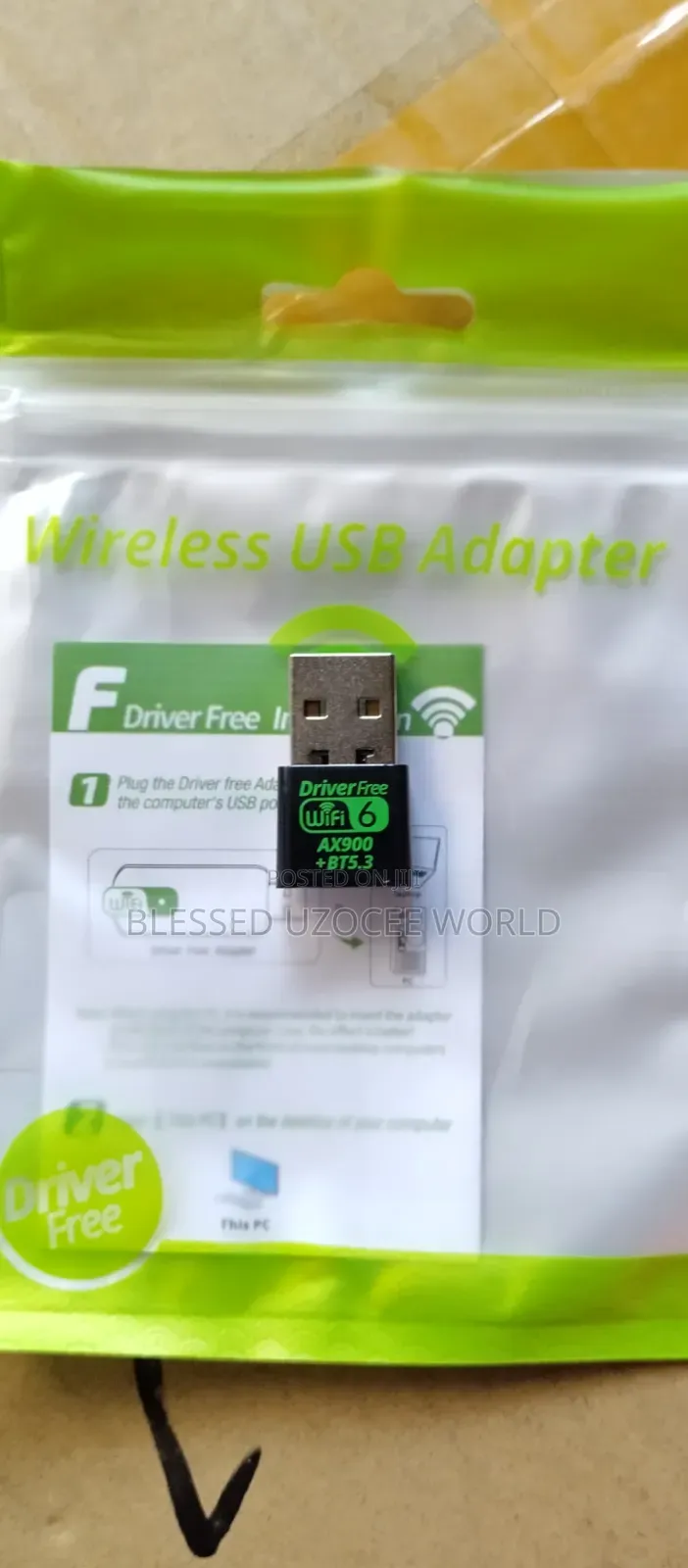 2 in 1 Ax900 Dual Band Usb Wifi 6+Bluetooth 5.3 Dongle Adapter 5g Tool