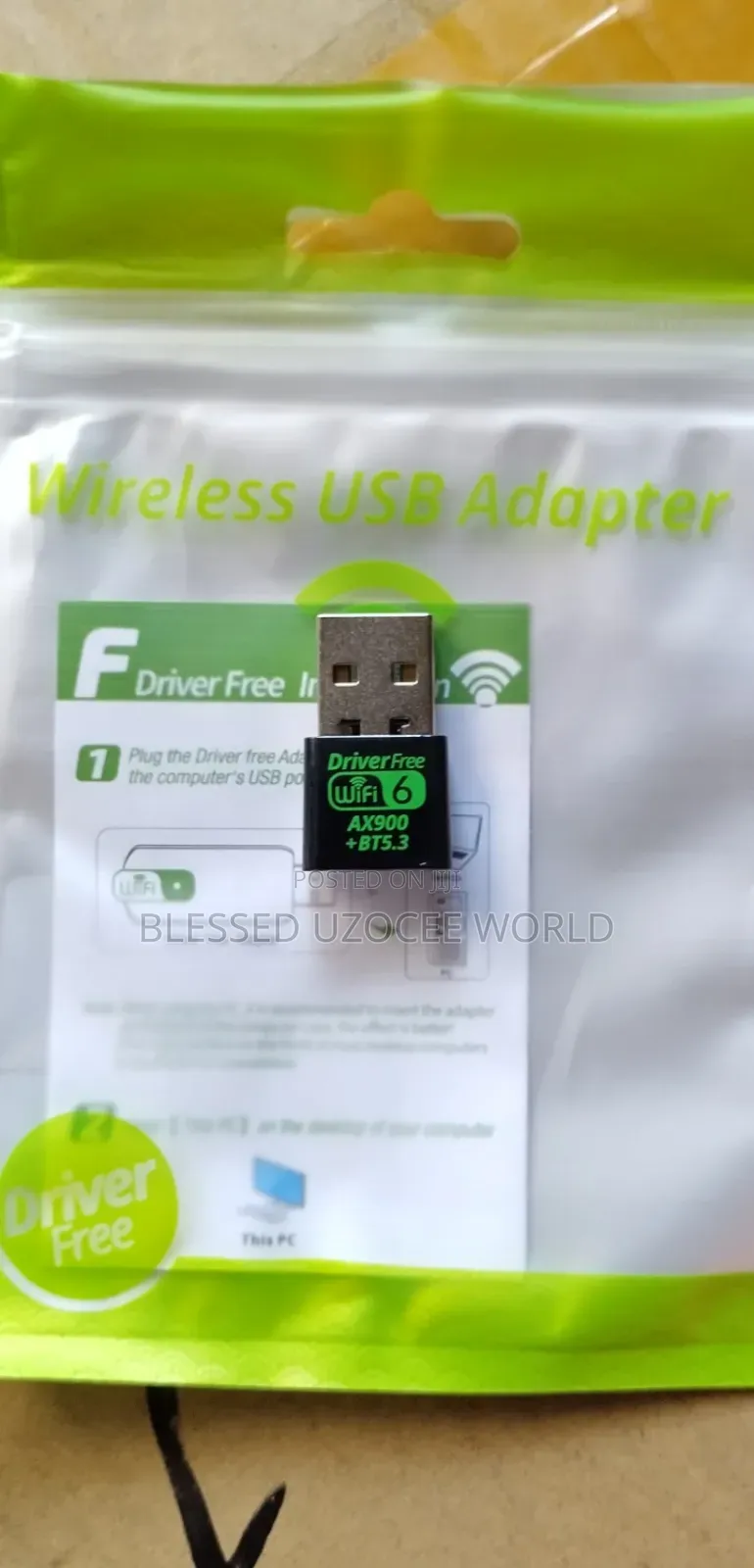 2 in 1 Ax900 Dual Band Usb Wifi 6+Bluetooth 5.3 Dongle Adapter 5g Tool