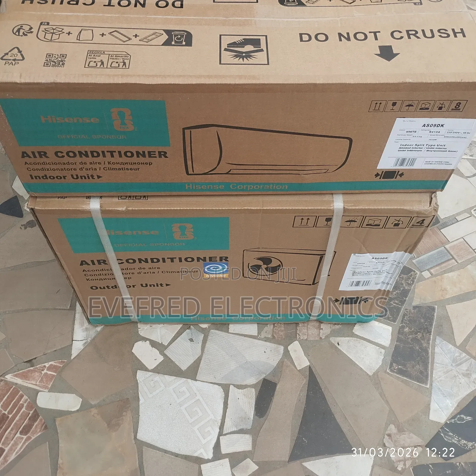 Brand New 1hp Inverter AC Hisense