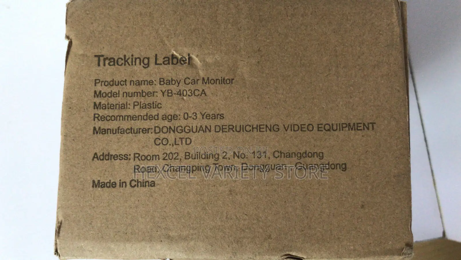 Smart Baby Car Monitor