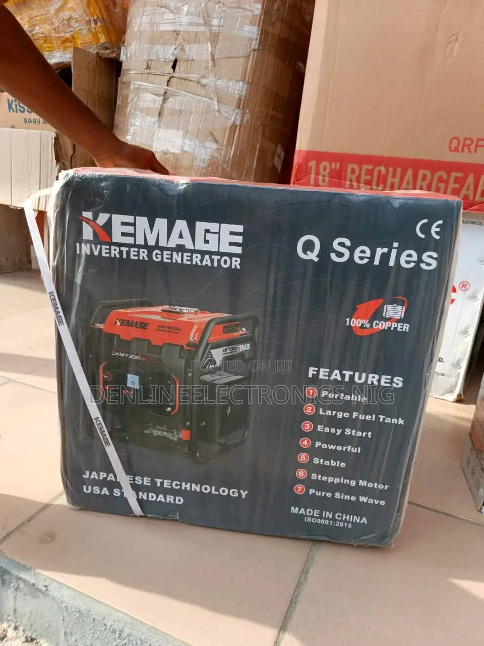 Original Kemage Inverter Key Starter. Less Fuel Less Noise Generator
