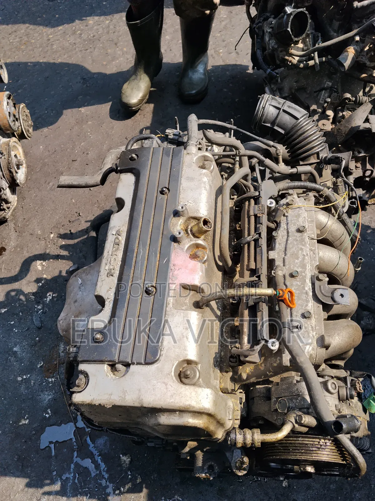 Engine and Gearbox Honda Accord 2005 Model 4plug