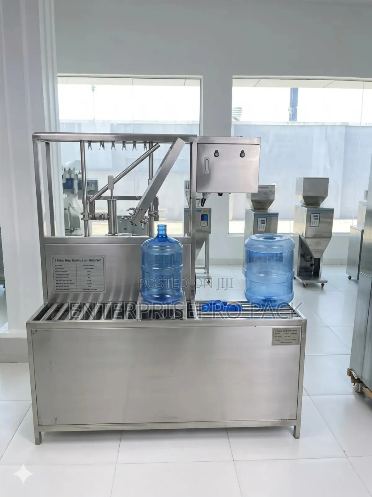 5 Gallon Dispenser Bottle Rinsing, Filling Capping Machine – 19litres