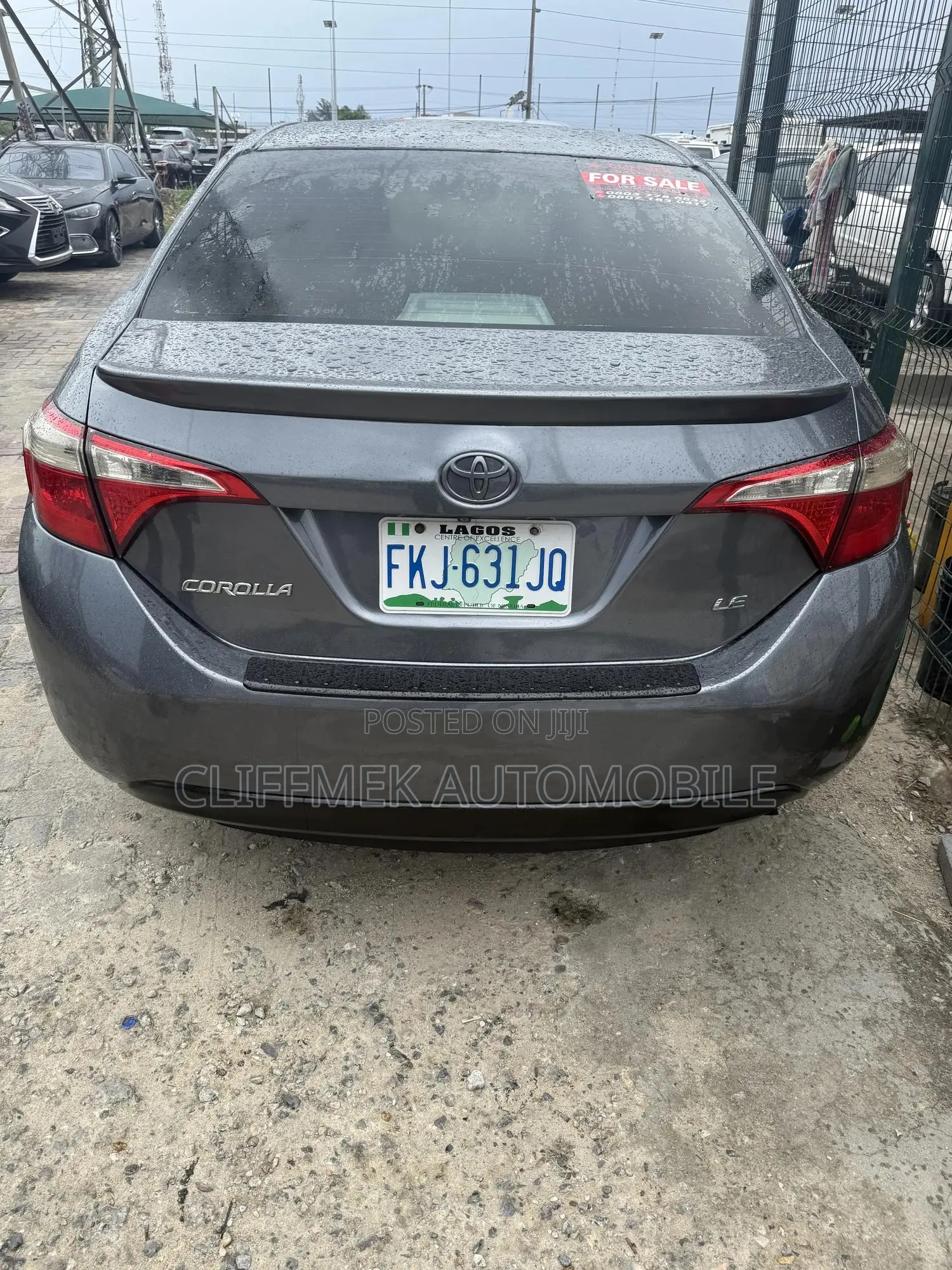 Toyota Corolla S Premium 4dr Sedan (1.8L 4cyl CVT) 2015 Gray