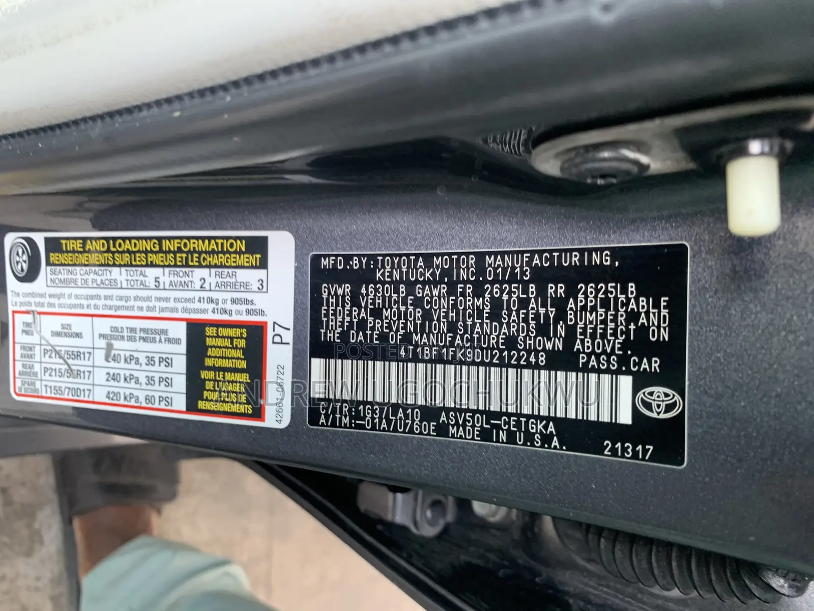 Toyota Camry 2014 Gray