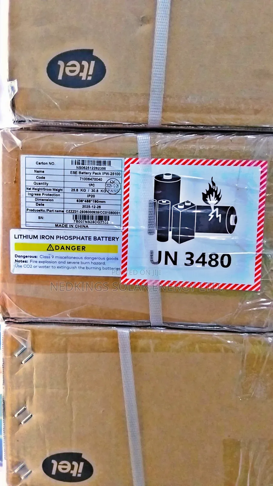 2.5kwh 24v Itel Lithium Battery