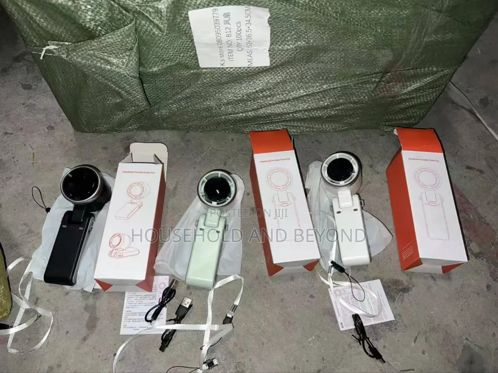 Foldable Handheld High-Speed Fan Turbo Fan