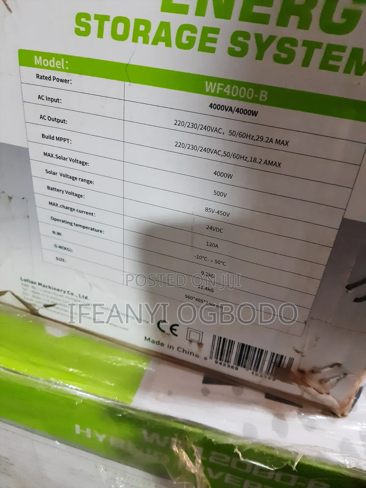 Lutian Solar Inverter 4kva 24v Hybrid