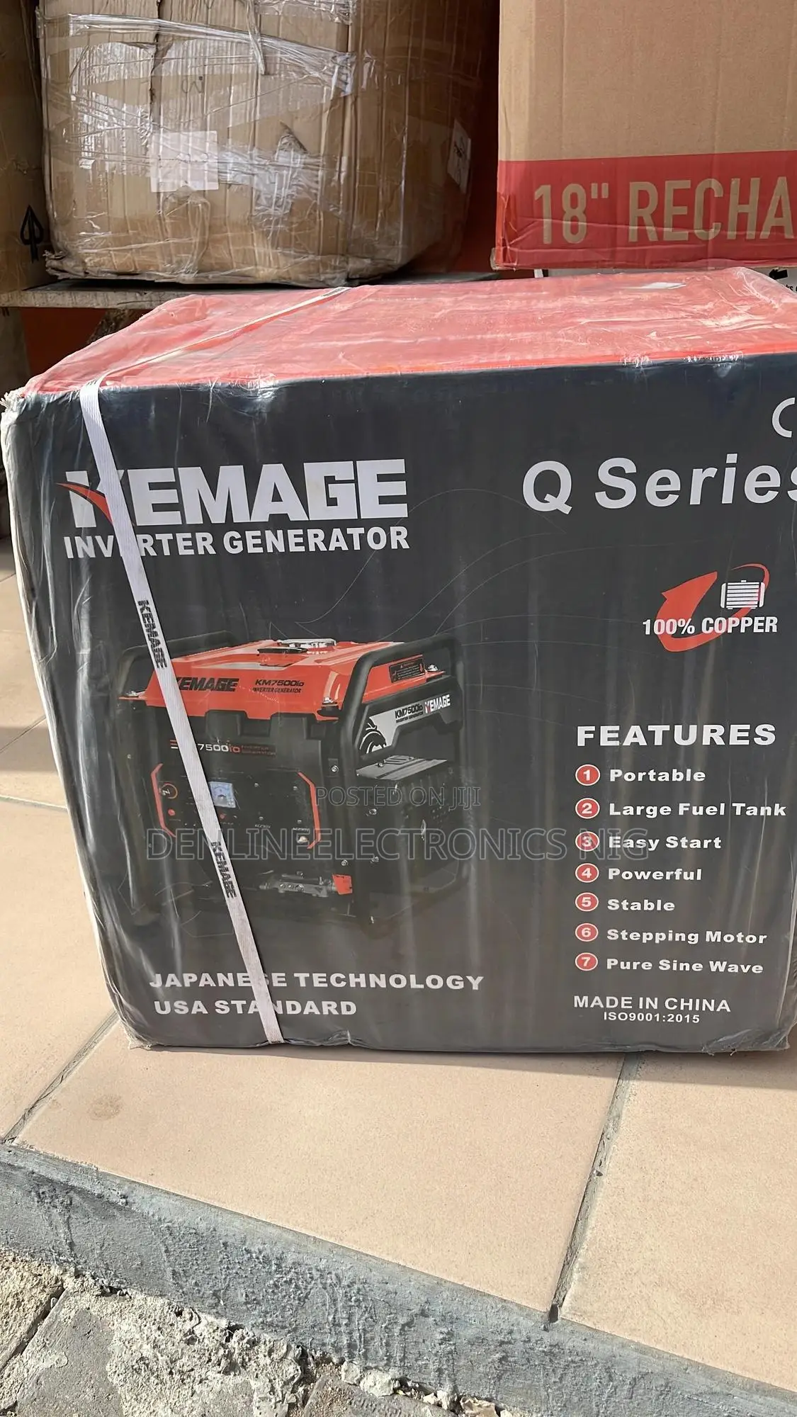 Original Kemage Inverter Key Starter. Less Fuel Less Noise Generator