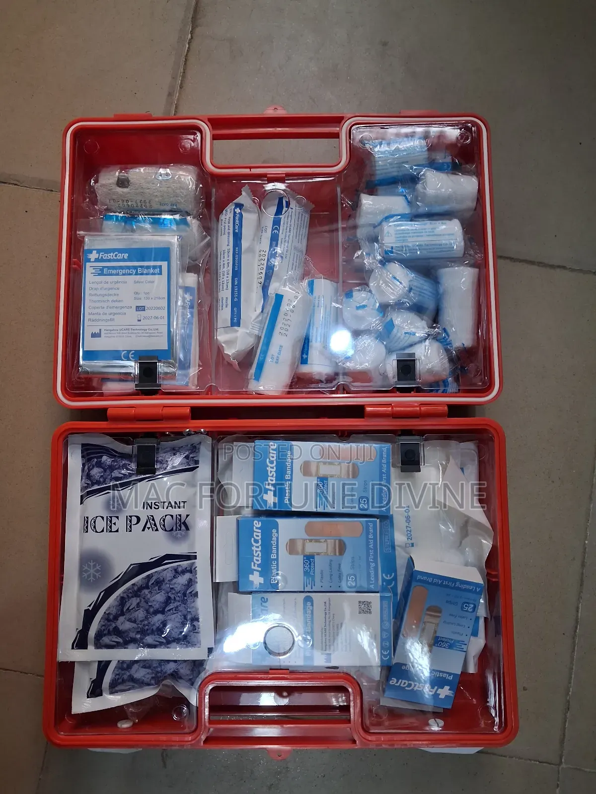 Fastcare Branded European Standard First Aid Kit Gkb302 For 50 People