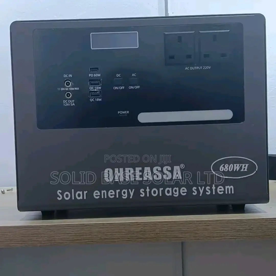 Ohressa Portable Solar Generator 480w/ 680wh