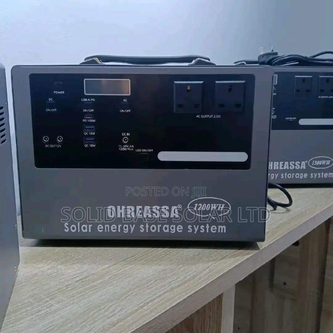 Ohreassa 600w/1200wh Portable Solar Generator
