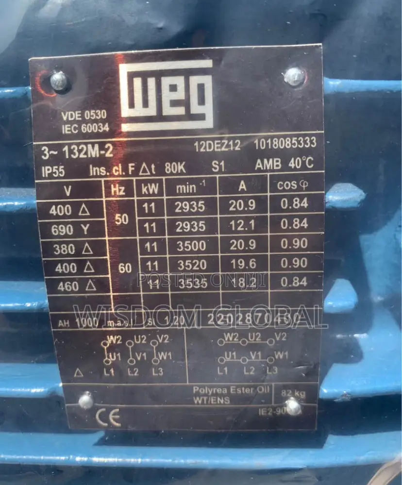 15ho Electric Motor Quality High Speed