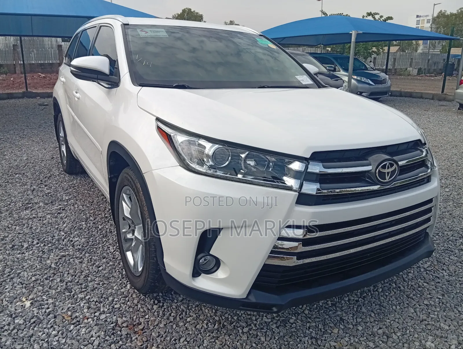 Toyota Highlander Limited 4x2 V6 (3.5L 6cyl 8A) 2018 White